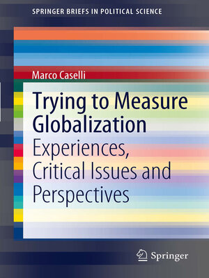 cover image of Trying to Measure Globalization